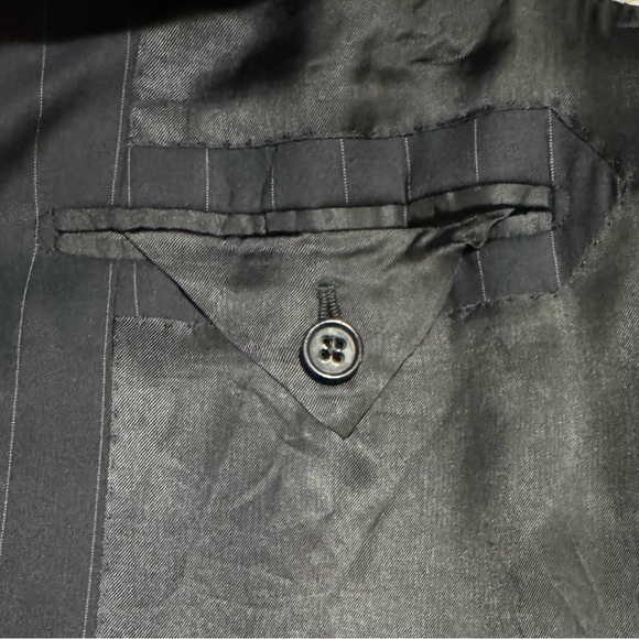 Ralph Lauren 100% Wool Navy Pinstripe EUC Sport Coat - Picture 6 of 6